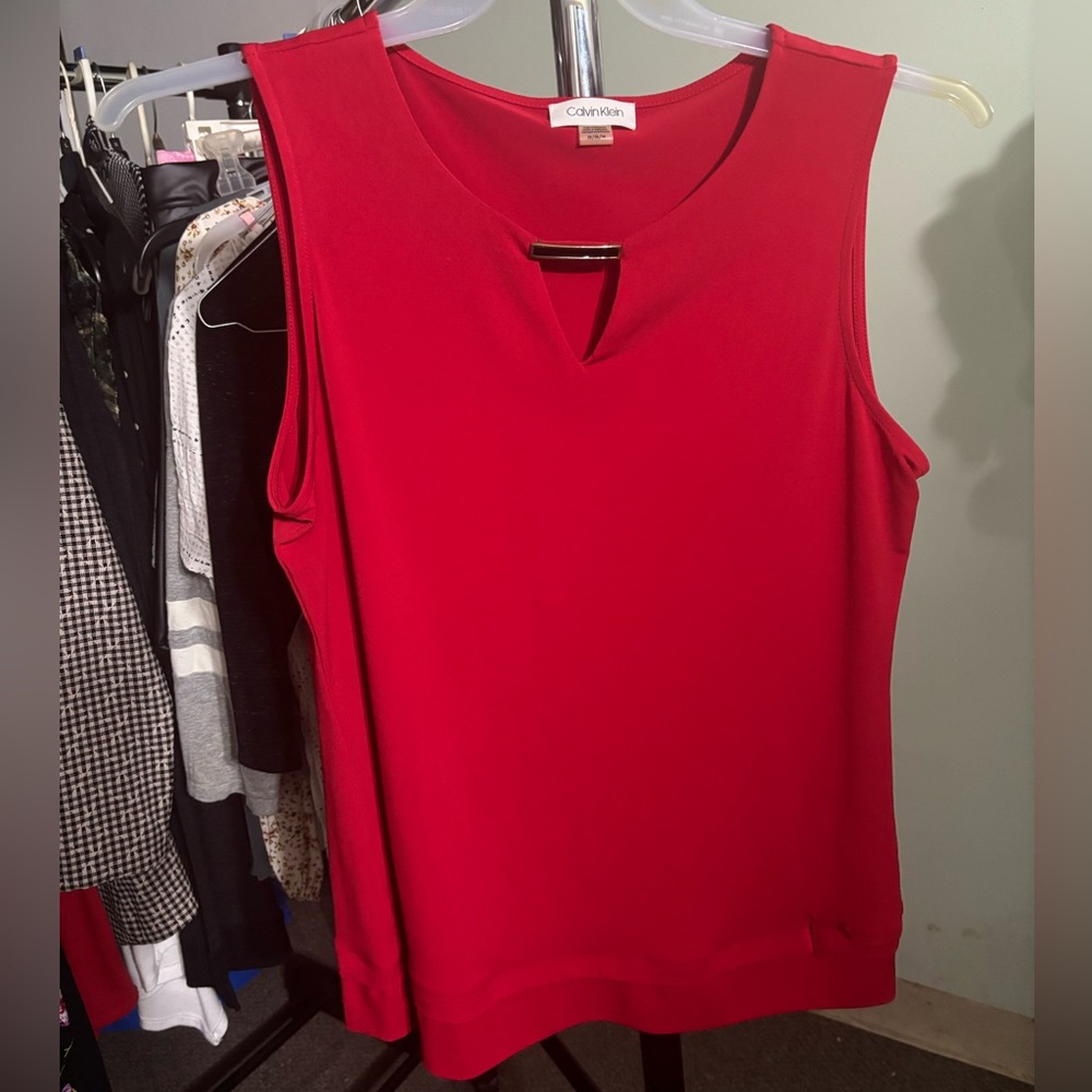 Calvin Klein Bold Red Tank Top